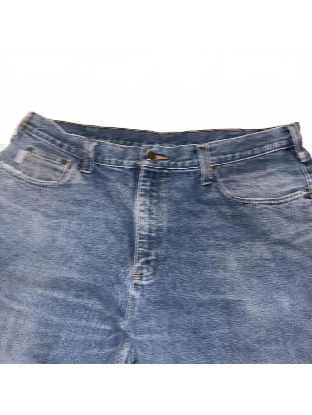 Carhartt Relaxed Fit Denim Work Jeans Mens 40x34 Utility Casual Denim Pants - Picture 5 of 9